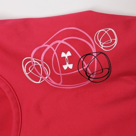 Fuchsia Pink Under Armour Heat Gear Volleyball Tank Top L - Picture 12 of 12